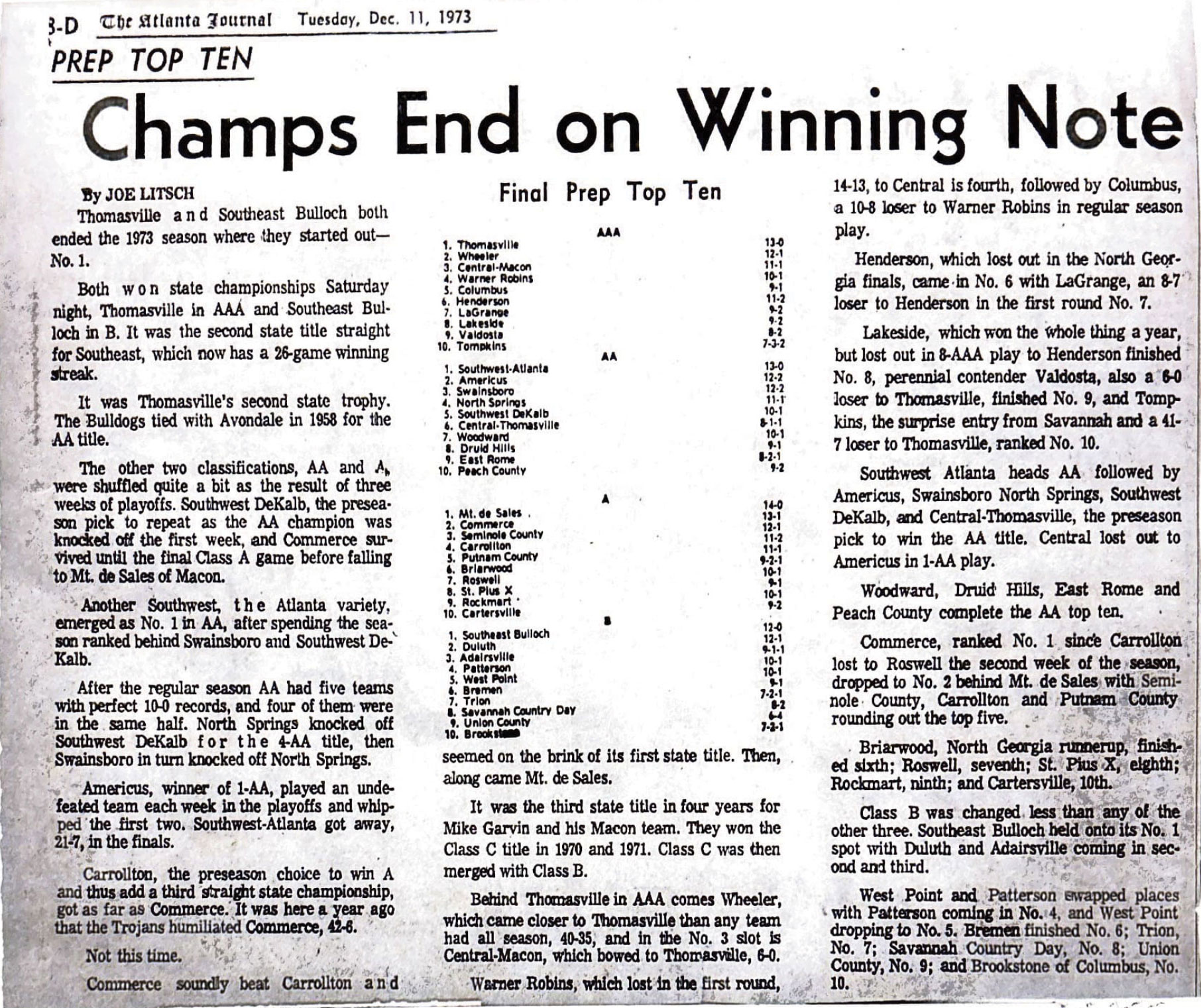Champs End On Winning Note