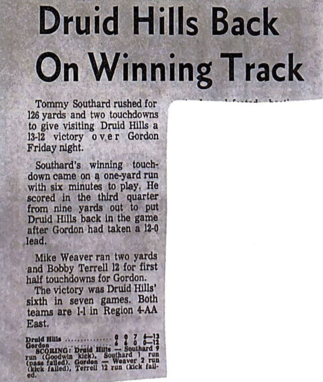 Druid Hills Back On Winning Track