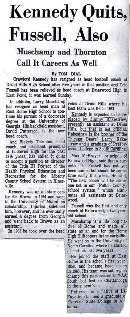 Rakestraw Succeeds Kennedy